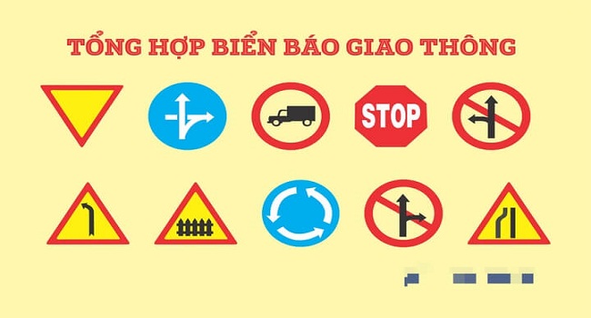 Các loại biển báo giao thông đường bộ bạn cần biết